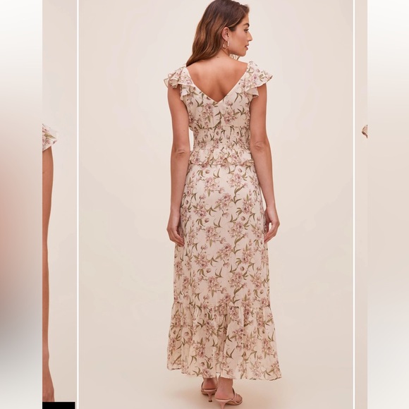 NWT Astr the label Luna Floral maxi dress - Picture 5 of 12